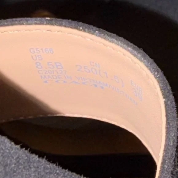 🔥NWT COACH Women's Regina Ankle Strap Sandals in Black - Size 8.5 - Picture 13 of 16